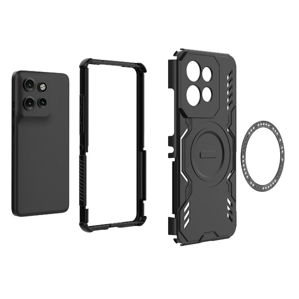 Motorola Edge 60 Neo / Edge 50 Neo / ThinkPhone 25 EIDERWOOD Håndværker Mobilcover - MagSafe Kompatibel - Rød