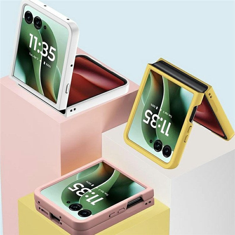 Motorola Razr 60 Ultra - EIDERWOOD Hårdt Plastik Cover - Lyserød