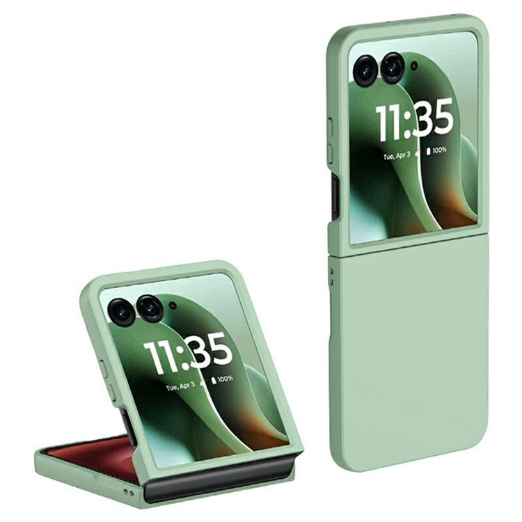 Motorola Razr 60 Ultra - EIDERWOOD Hårdt Plastik Cover - Lysegrøn