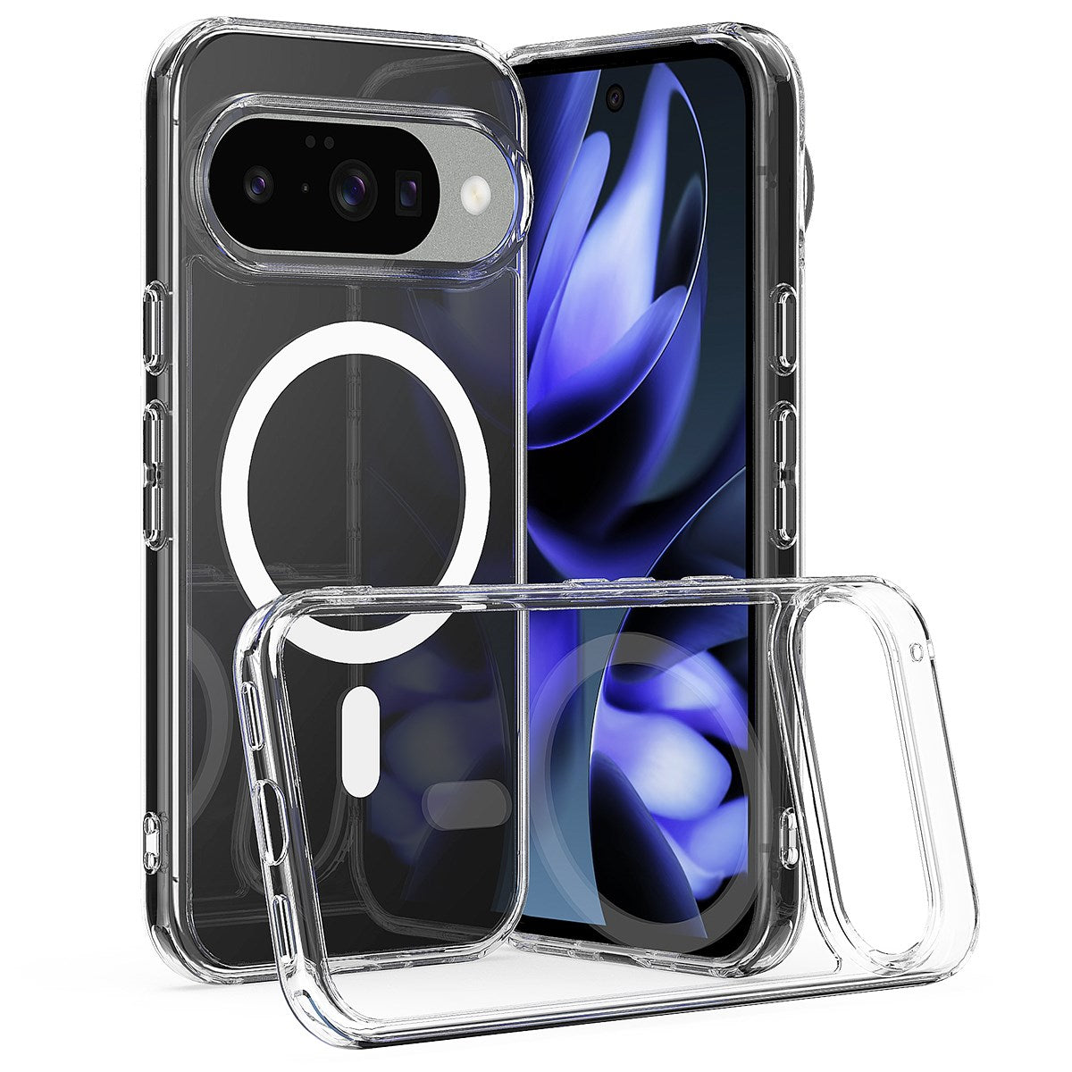 Google Pixel 10 - EIDERWOOD Hybrid Plastik Cover - MagSafe Kompatibel - Gennemsigtig