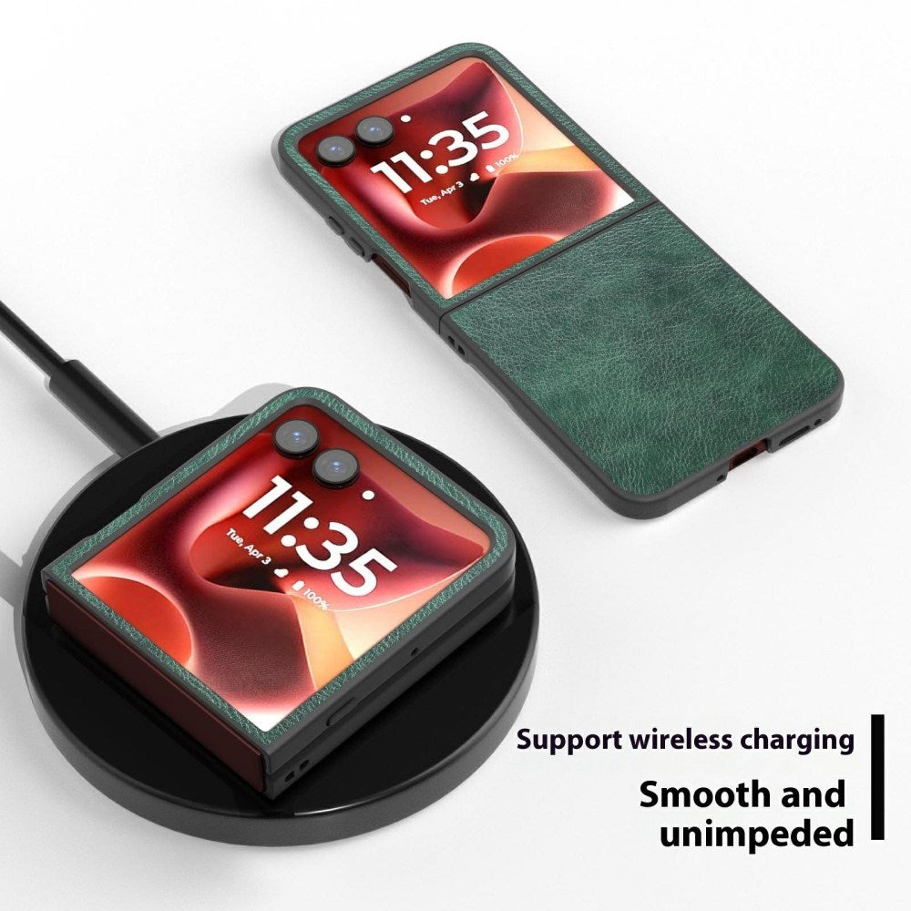 EIDERWOOD Motorola Razr 60 Ultra Kunstlæder Bagside Cover - Grøn