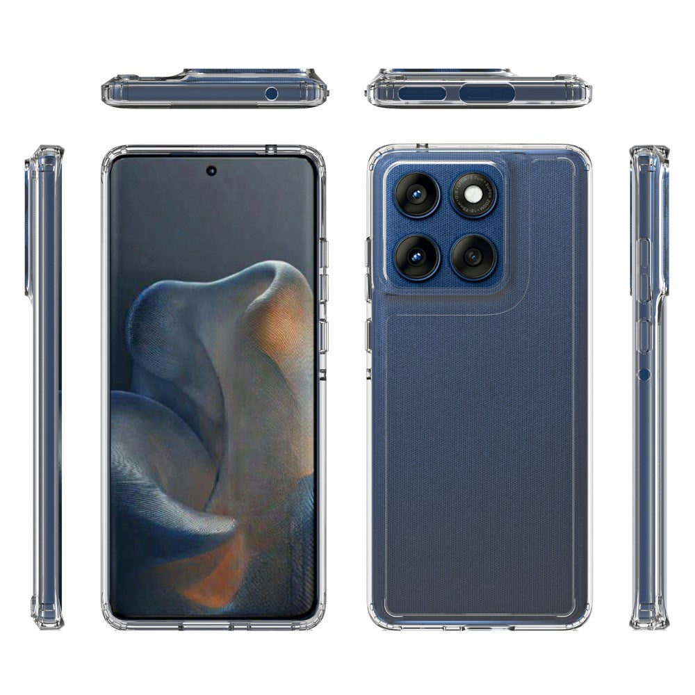 EIDERWOOD Motorola Edge 60 / Edge 60 Fusion Hybrid Plastik Bagside Cover - Gennemsigtig