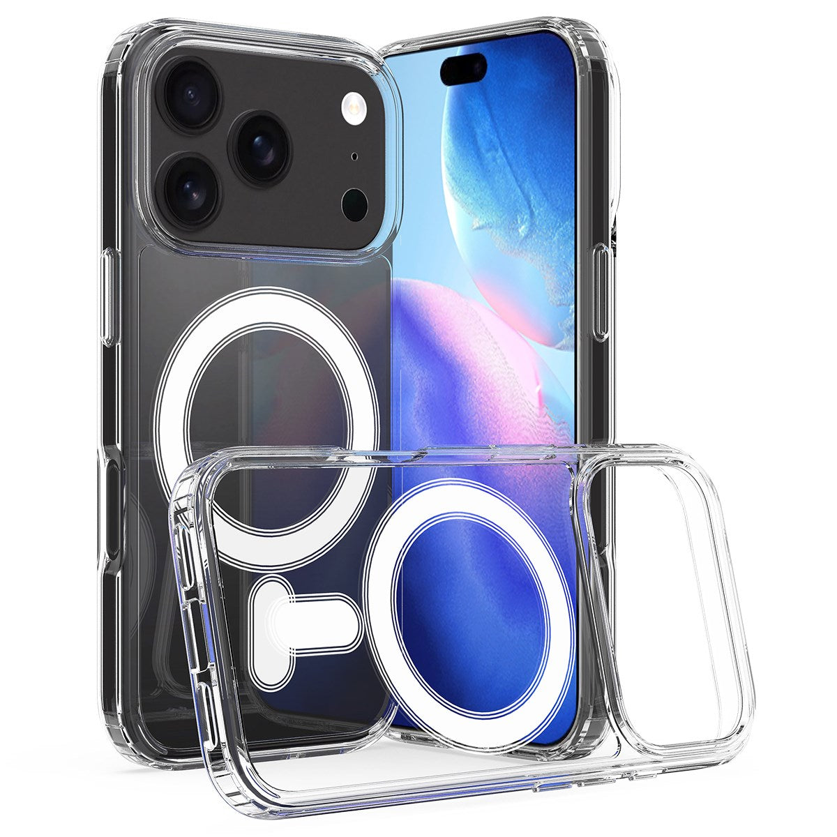 iPhone 17 Pro - EIDERWOOD Hybrid Plastik Cover - MagSafe Kompatibel - Gennemsigtig