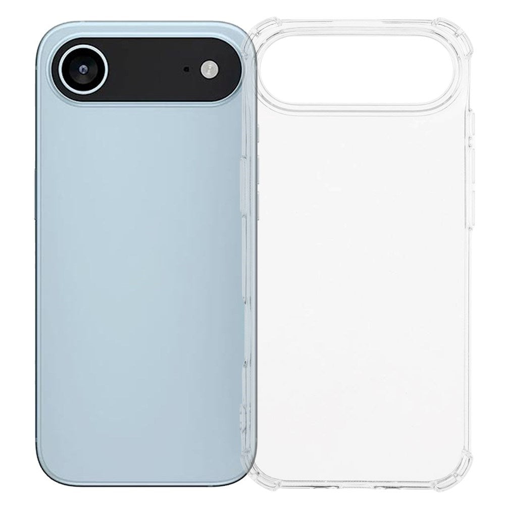 EIDERWOOD iPhone Air Fleksibelt Plastik Mobil Cover m. Forstærkede Hjørner - Gennemsigtig