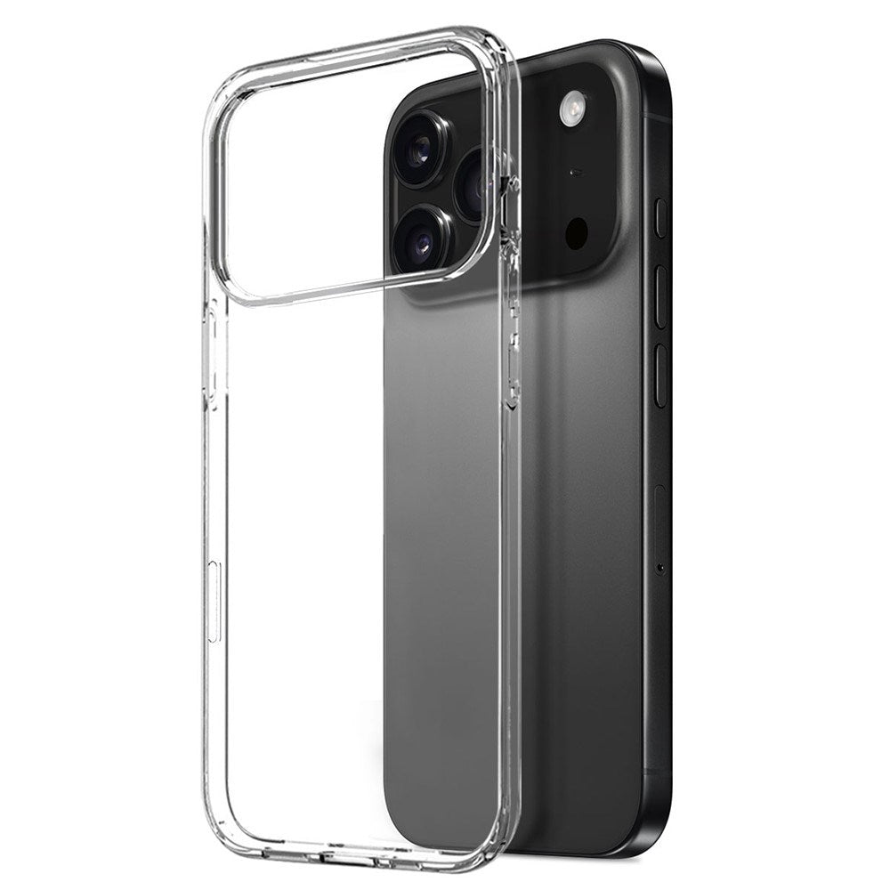 iPhone 17 Pro - NORTHJO 2-i-1 Beskyttelsessæt m. Fleksibelt Plastik Cover & Hærdet Skærmbeskyttelsesglas - Gennemsigtig