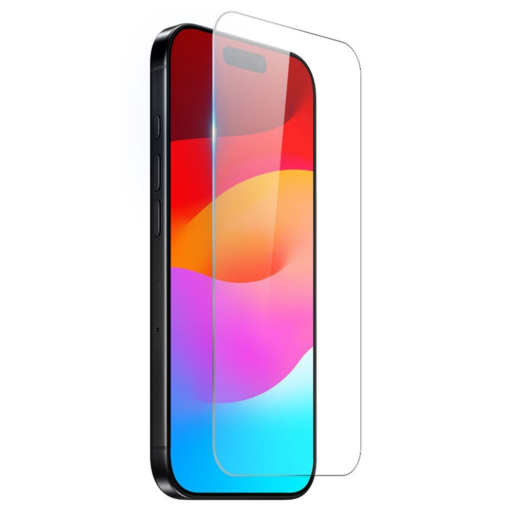 iPhone 17 Pro Max - NORTHJO 2-i-1 Beskyttelsessæt m. Fleksibelt Plastik Cover & Hærdet Skærmbeskyttelsesglas - Gennemsigtig