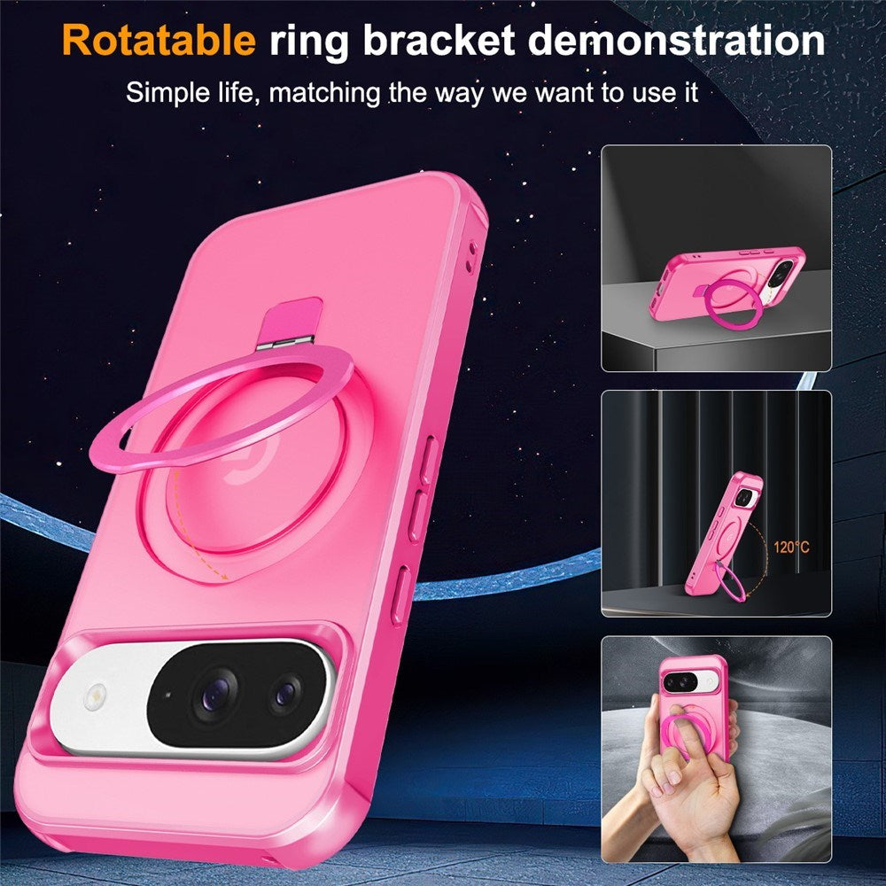 EIDERWOOD Google Pixel 10 / 10 Pro / 9 / 9 Pro Mobil Cover m. Kickstand - MagSafe Kompatibel - Pink