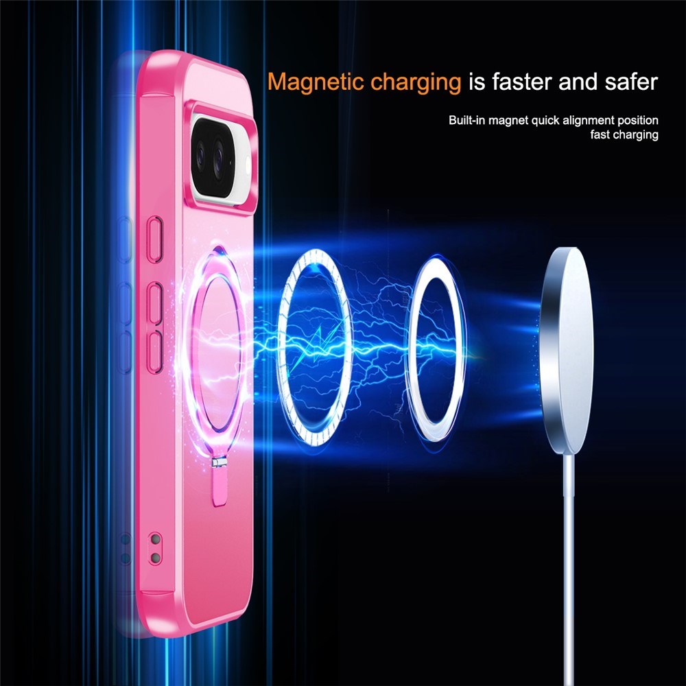 EIDERWOOD Google Pixel 10 / 10 Pro / 9 / 9 Pro Mobil Cover m. Kickstand - MagSafe Kompatibel - Pink