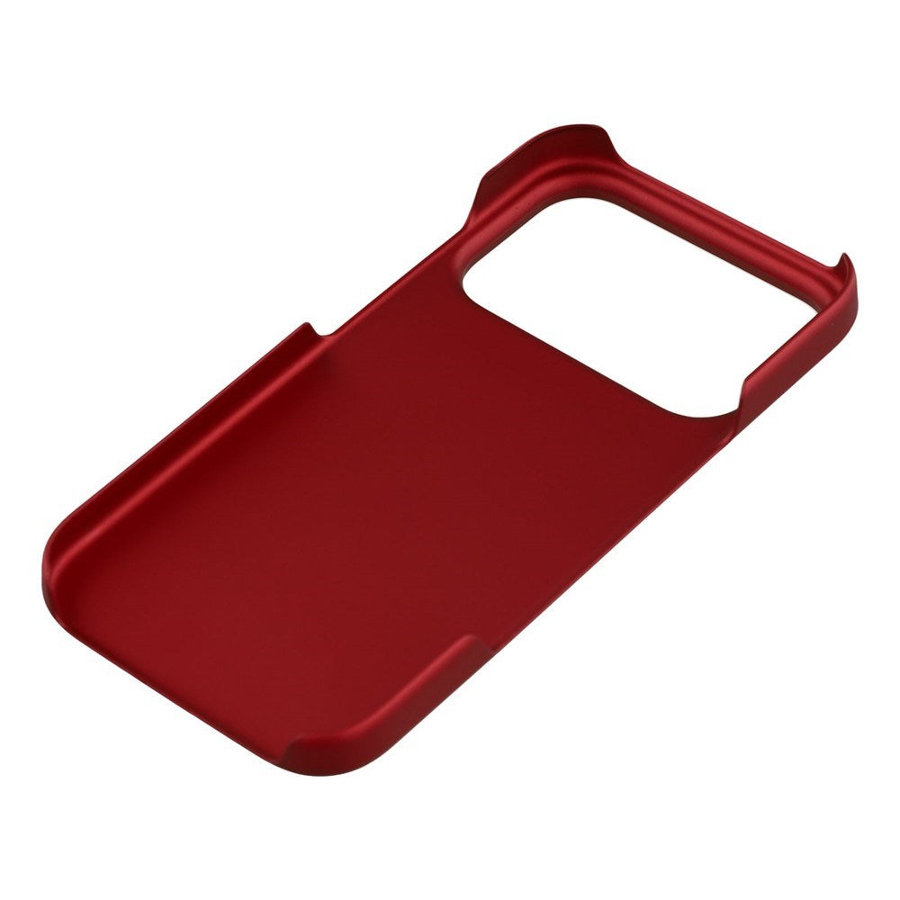 EIDERWOOD iPhone 17 Pro Max Hårdt Plastik Mobil Cover - Rød