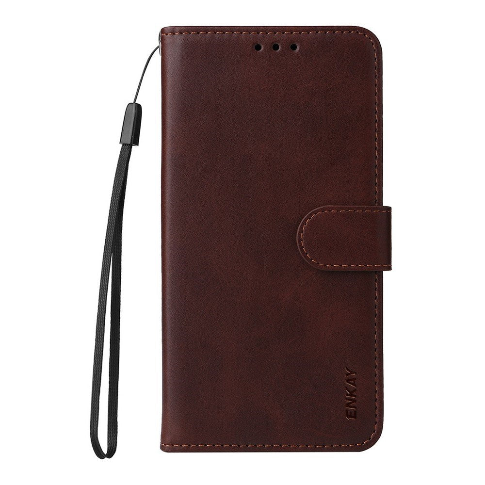 EIDERWOOD iPhone Air Kunstlæder Flip Cover - inkl. Skærmbeskyttelse - Brun