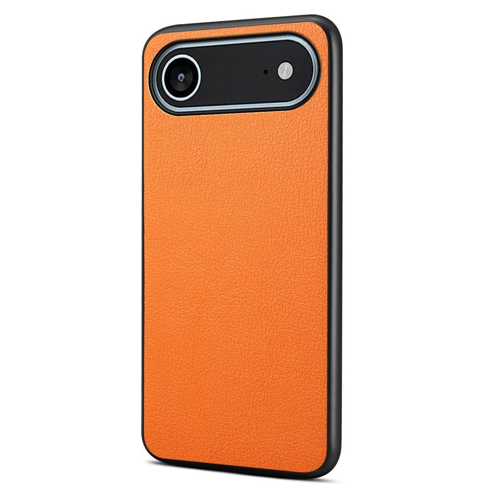 EIDERWOOD iPhone Air Hybrid Plastik Mobil Cover m. Lædertekstur - Orange