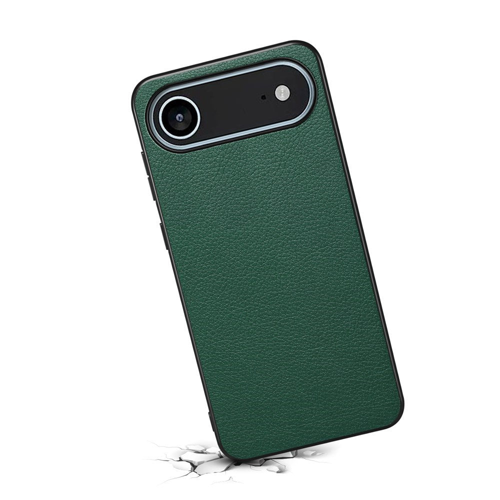 EIDERWOOD iPhone Air Hybrid Plastik Mobil Cover m. Lædertekstur - Grøn