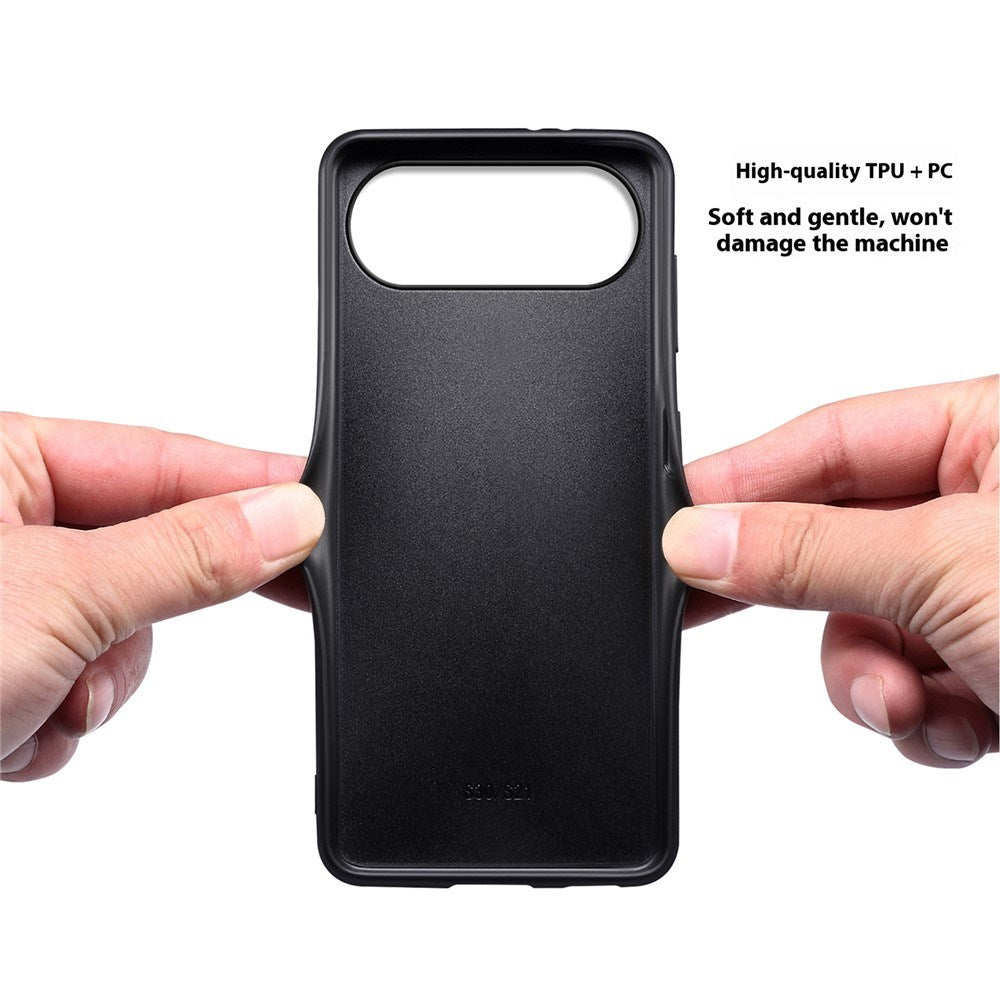 EIDERWOOD iPhone Air Hybrid Plastik Mobil Cover m. Lædertekstur - Grøn