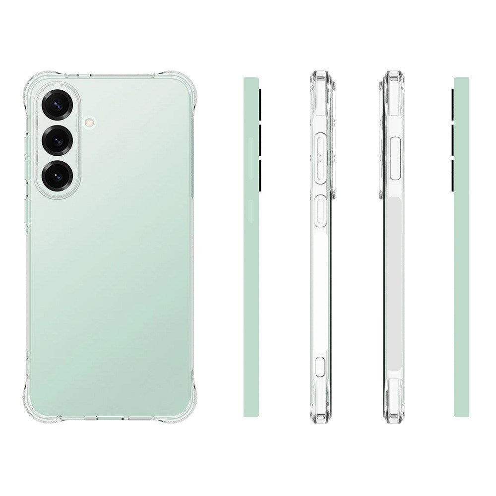 EIDERWOOD Samsung Galaxy S25 FE Fleksibel Plastik Mobil Cover m. Forstærkede Hjørner - Gennemsigtig