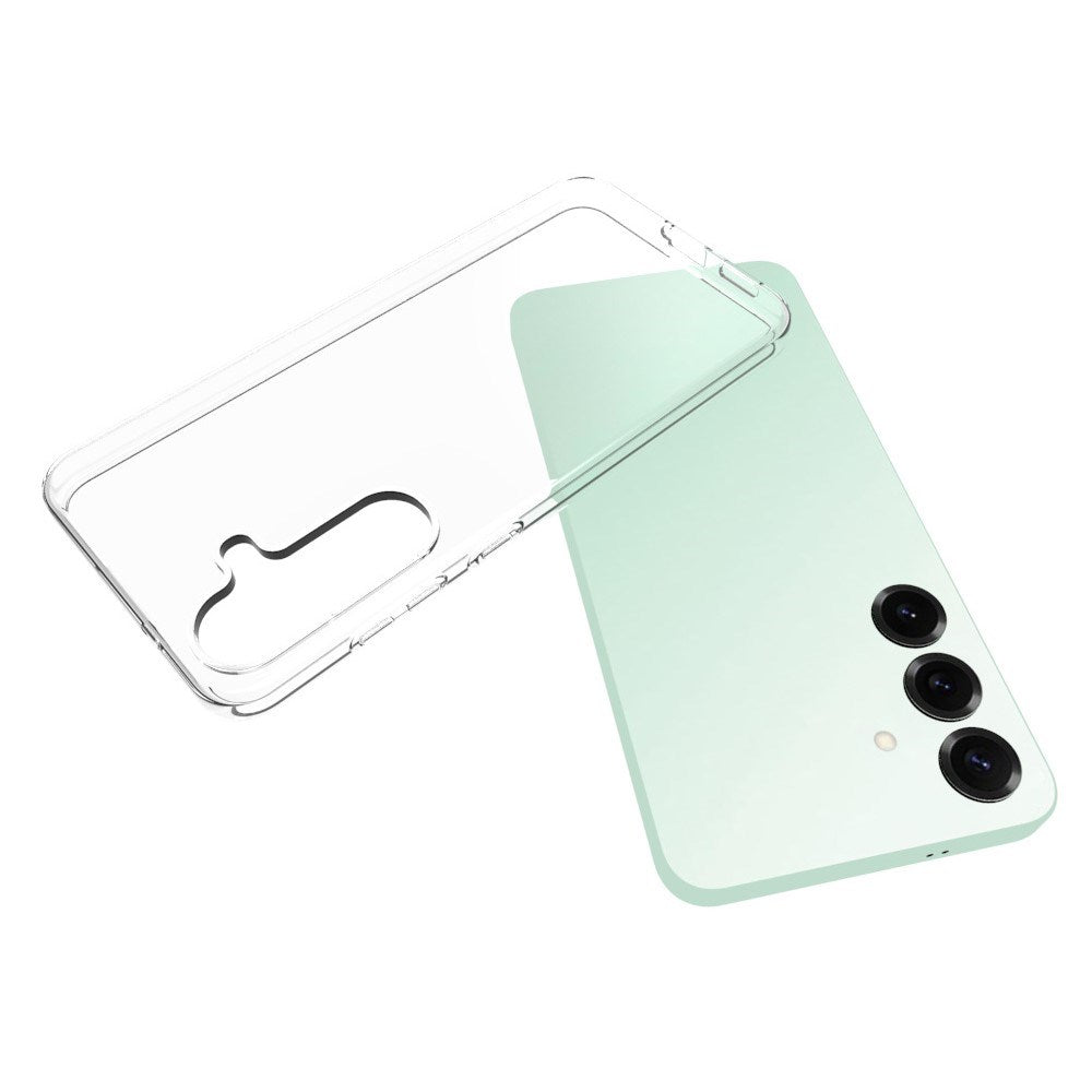 Samsung Galaxy S25 FE - EIDERWOOD Fleksibelt Plastik Bagside Cover - Gennemsigtig