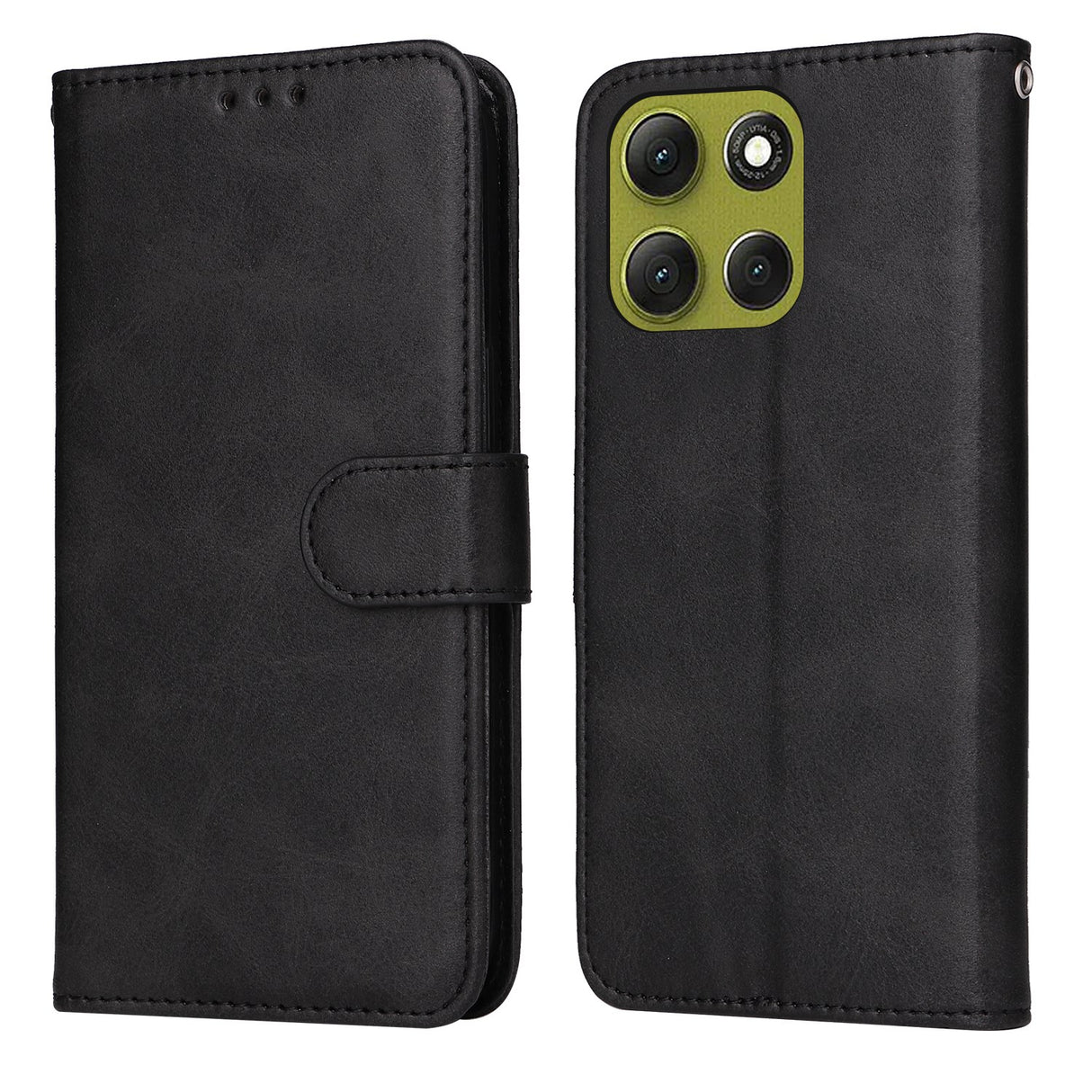 Motorola Moto G86 / G86 Power - EIDERWOOD Kunstlæder Flip Cover m. Strop - Sort