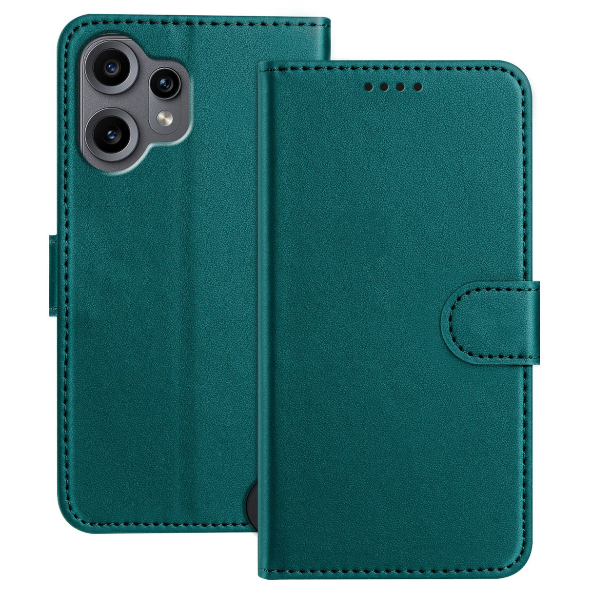 EIDERWOOD Nothing CMF Phone 2 Pro Kunstlæder Flip Mobil Cover m. Kortholder - Grøn