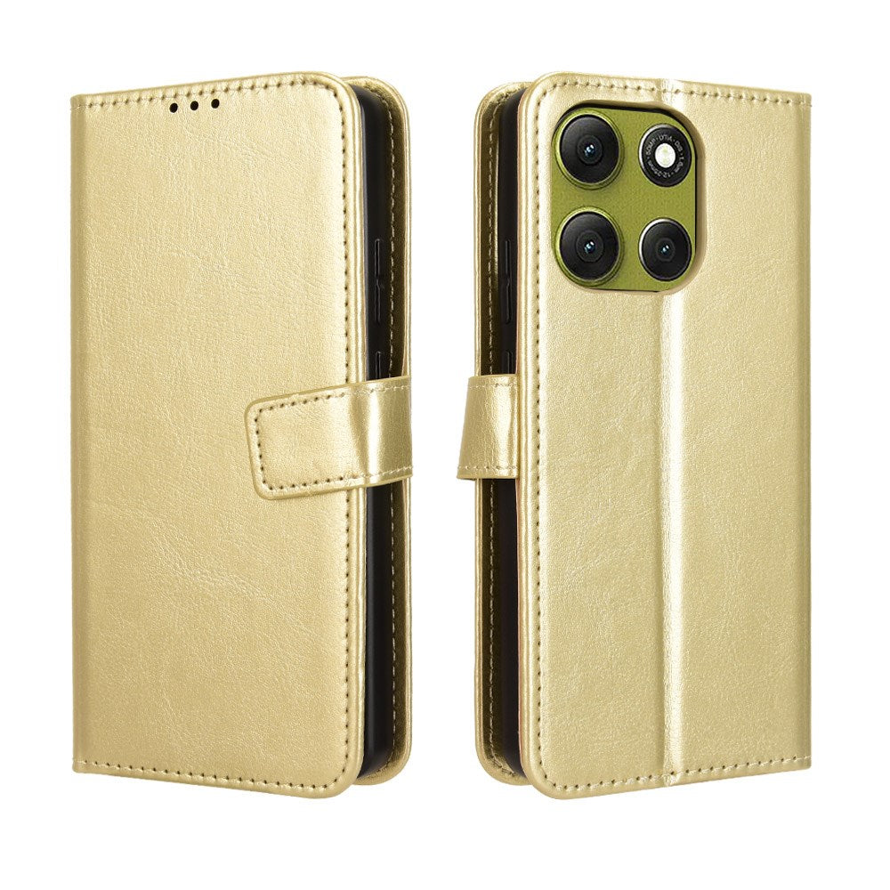 EIDERWOOD Motorola Moto G86 Power Kunstlæder Flip Cover m. Stander & Pung - Guld