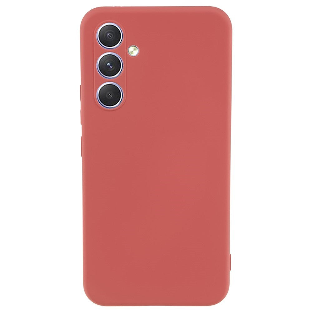 EIDERWOOD Samsung Galaxy S25 FE Foret Fleksibelt Plast Mobil Cover - Koralrød