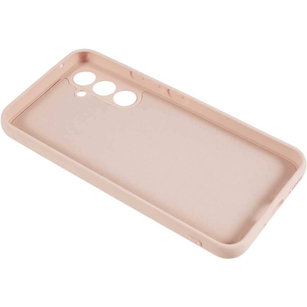 EIDERWOOD Samsung Galaxy S25 FE Foret Fleksibelt Plast Mobil Cover - Lyserød
