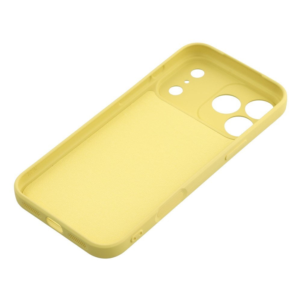 iPhone 17 Pro - EIDERWOOD Foret Fleksibelt Plast Cover - Gul