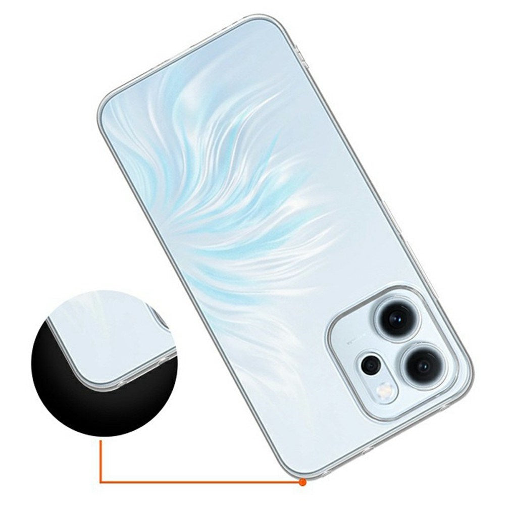 Oppo Reno14 F (5G) EIDERWOOD Fleksibelt Plastik Mobilcover - Gennemsigtig