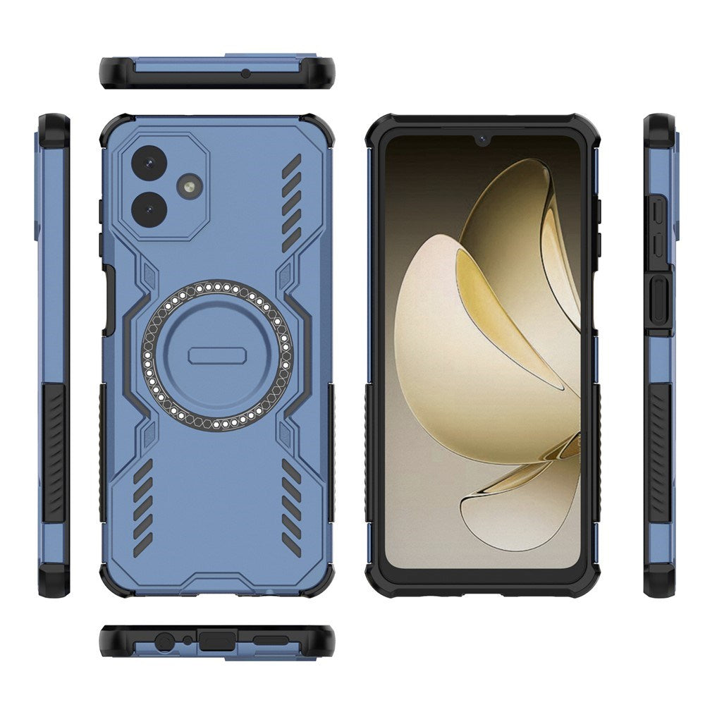 Samsung Galaxy A07 - EIDERWOOD Håndværker Cover m. Varmeafledning - MagSafe Kompatibel - Blå