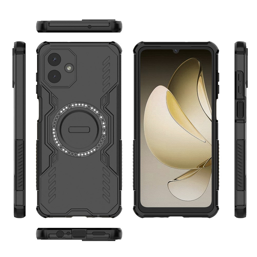Samsung Galaxy A07 - EIDERWOOD Håndværker Cover m. Varmeafledning - MagSafe Kompatibel - Sort
