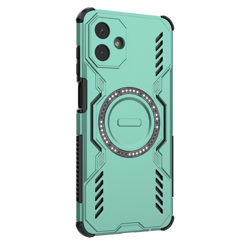 Samsung Galaxy A07 - EIDERWOOD Håndværker Cover m. Varmeafledning - MagSafe Kompatibel - Grøn