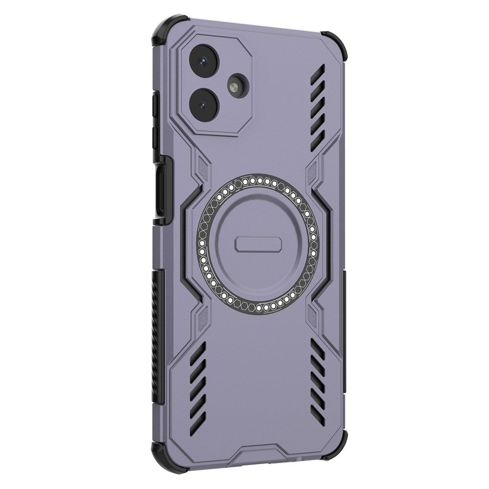 Samsung Galaxy A07 - EIDERWOOD Håndværker Cover m. Varmeafledning - MagSafe Kompatibel - Lilla