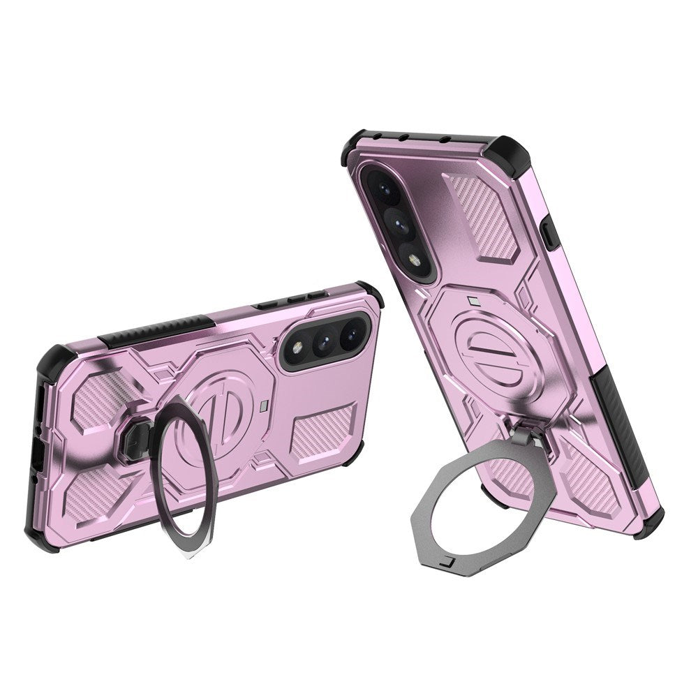 OnePlus Nord 5 - EIDERWOOD Hybrid Håndværker Cover m. Kickstand - MagSafe Kompatibel - Lyserød