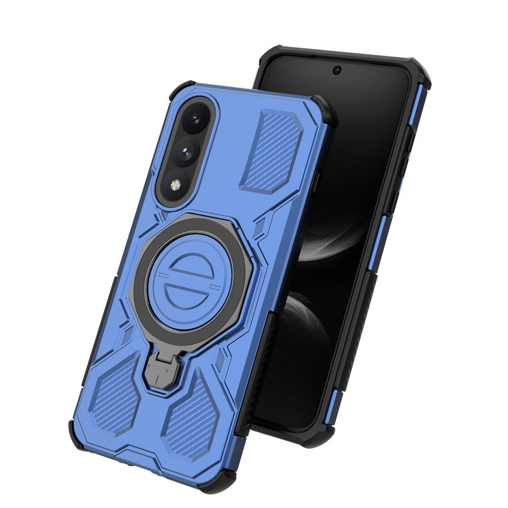 OnePlus Nord 5 - EIDERWOOD Hybrid Håndværker Cover m. Kickstand - MagSafe Kompatibel - Blå