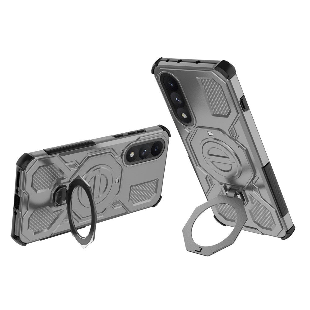OnePlus Nord 5 - EIDERWOOD Hybrid Håndværker Cover m. Kickstand - MagSafe Kompatibel - Grå