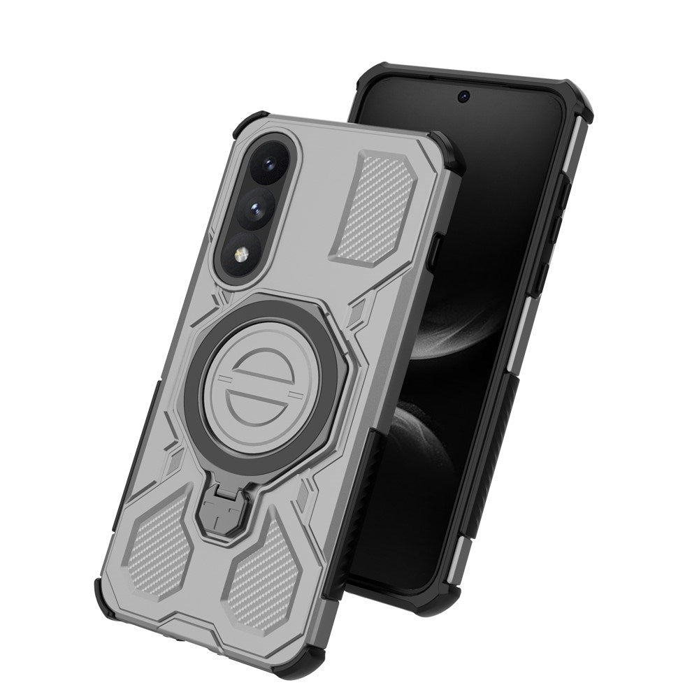 OnePlus Nord 5 - EIDERWOOD Hybrid Håndværker Cover m. Kickstand - MagSafe Kompatibel - Grå