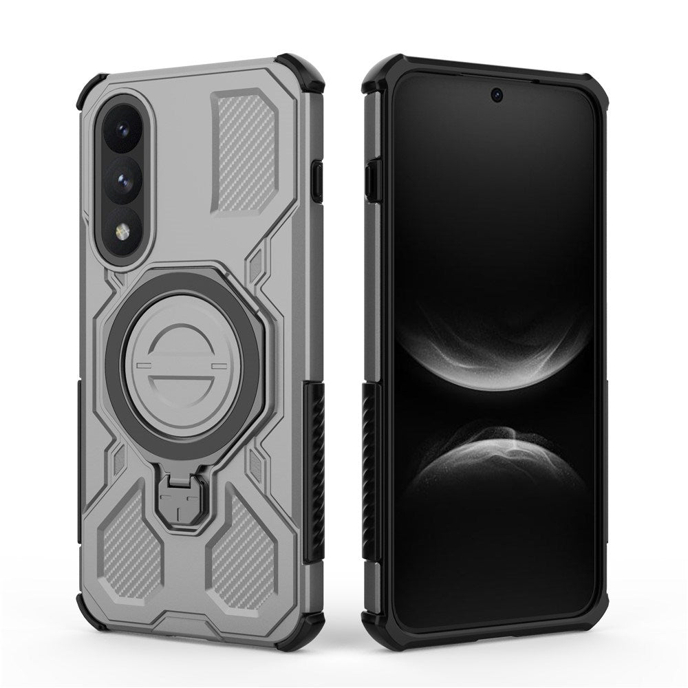 OnePlus Nord 5 - EIDERWOOD Hybrid Håndværker Cover m. Kickstand - MagSafe Kompatibel - Grå