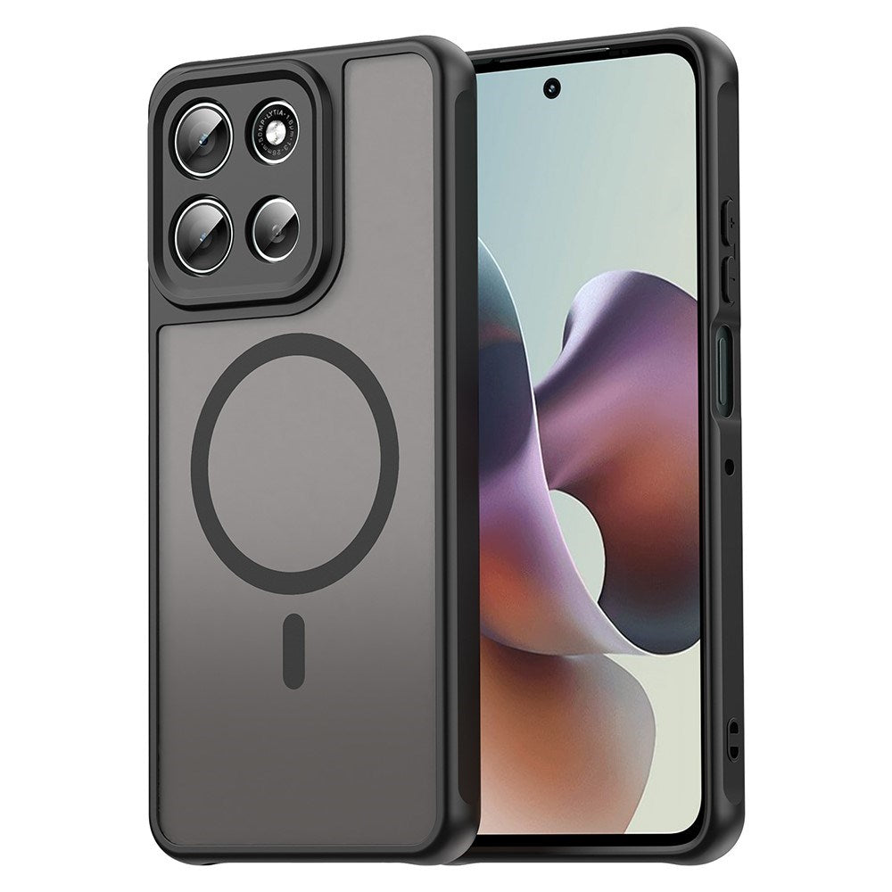 Motorola Moto G56 - EIDERWOOD Hybrid Plastik Cover - MagSafe Kompatibel - Sort