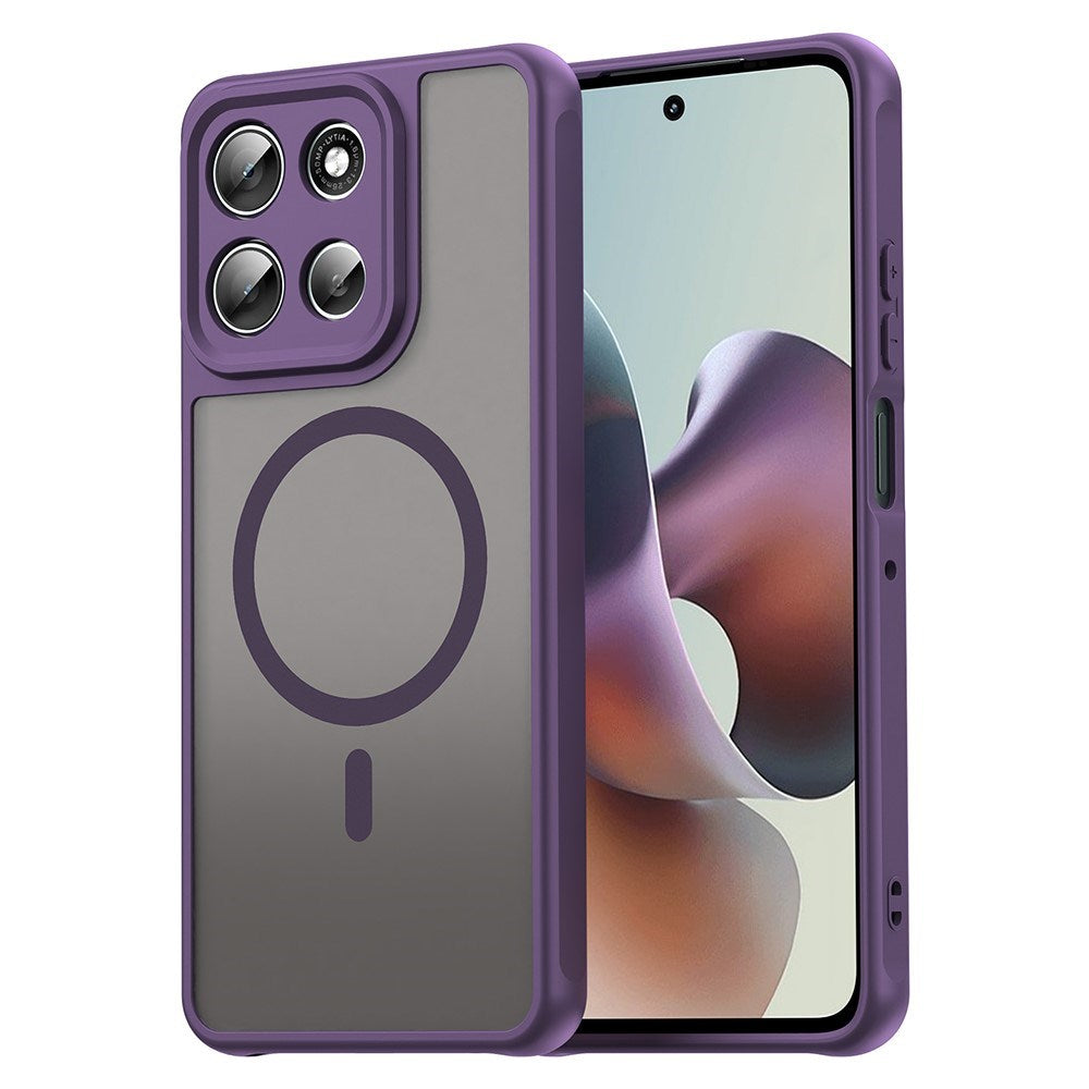 Motorola Moto G56 - EIDERWOOD Hybrid Plastik Cover - MagSafe Kompatibel - Lilla