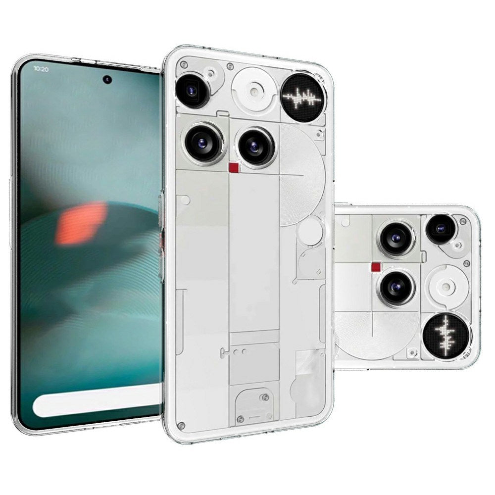 EIDERWOOD Nothing Phone (3) Slankt Plastik Mobilcover - Gennemsigtig