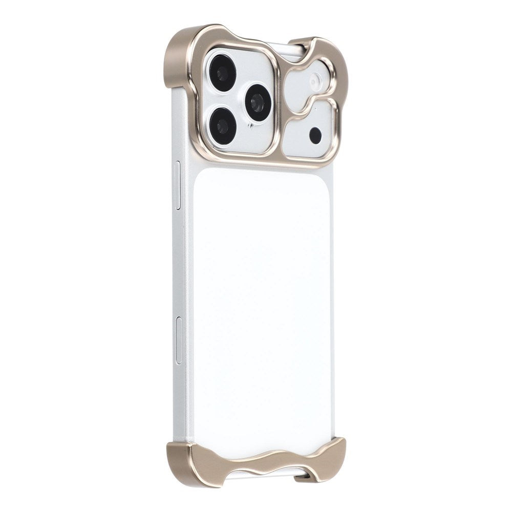 iPhone 17 Pro Max 2-i-1 Metal Bumper Cover - Guld