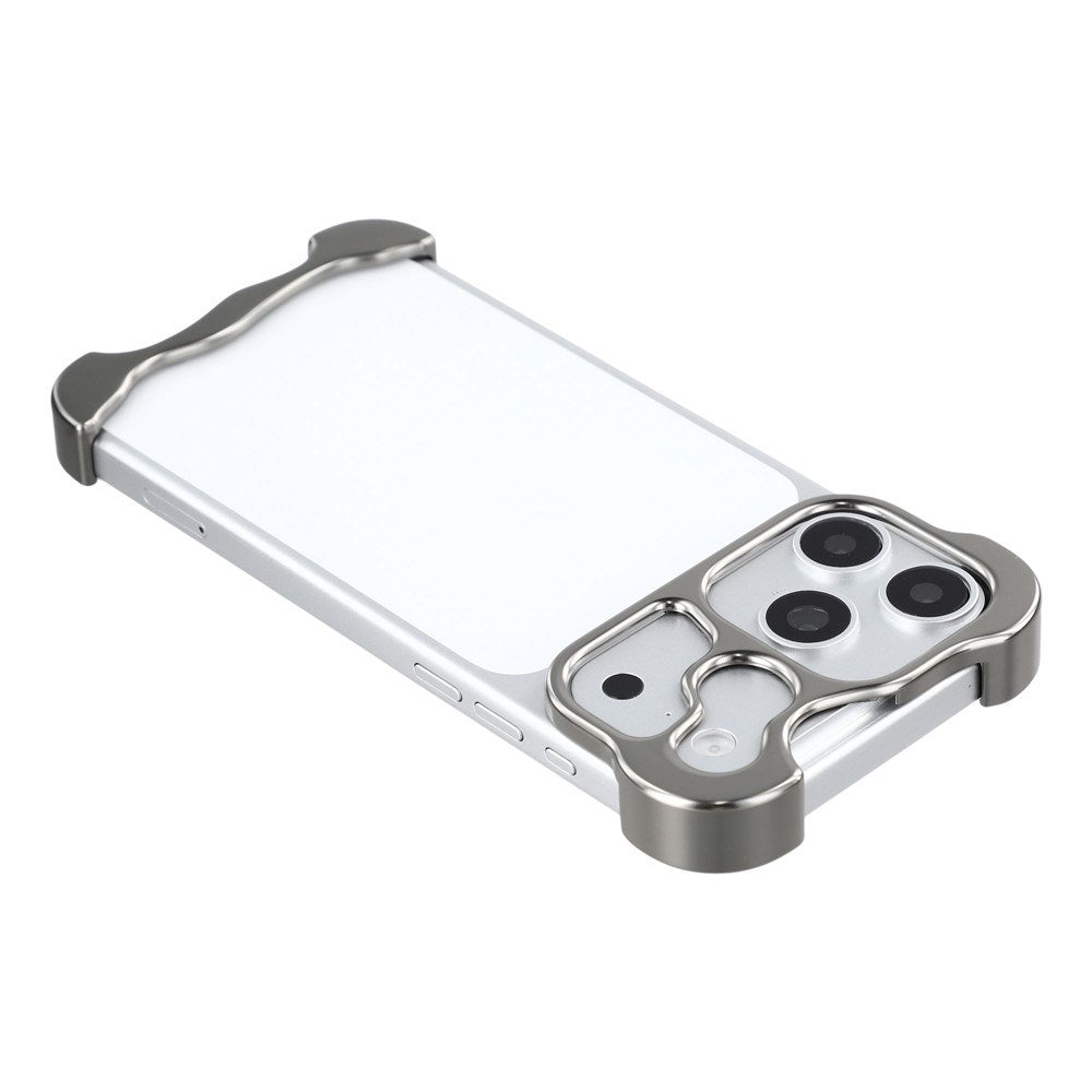 iPhone 17 Pro 2-i-1 Metal Bumper Cover - Grå