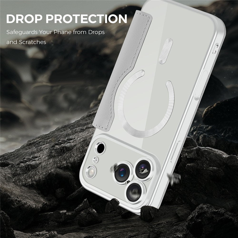 EIDERWOOD iPhone 17 Pro Max Flip Mobil Cover m. Gennemsigtig Bagside - MagSafe Kompatibel - Grå