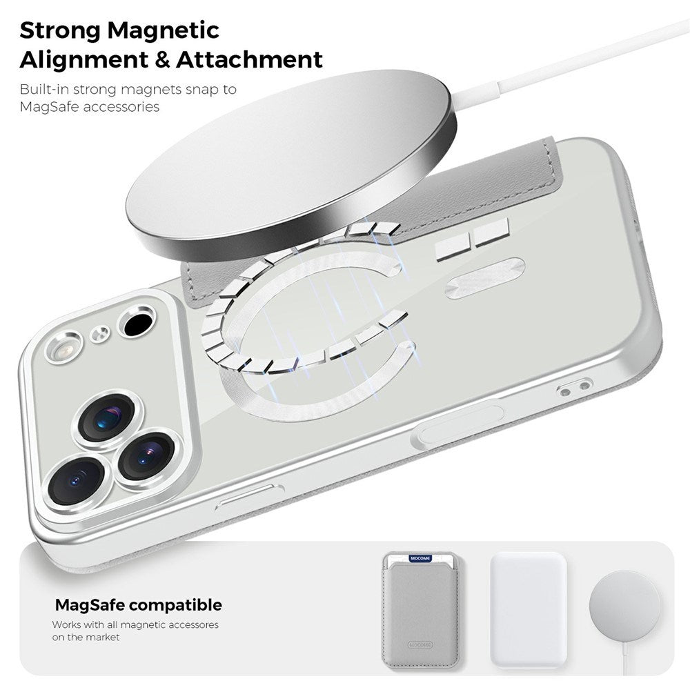 EIDERWOOD iPhone 17 Pro Max Flip Mobil Cover m. Gennemsigtig Bagside - MagSafe Kompatibel - Grå