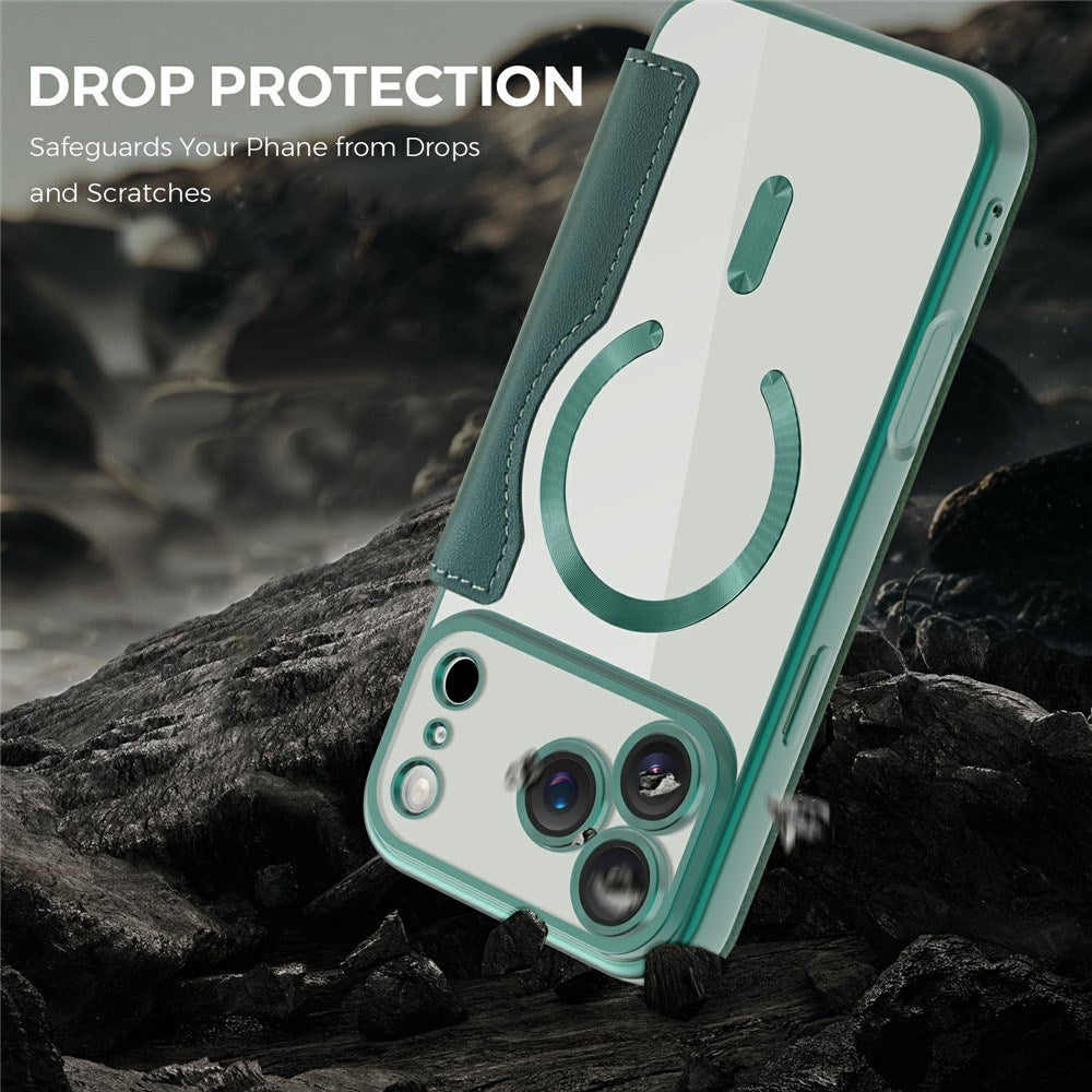 EIDERWOOD iPhone 17 Pro Max Flip Mobil Cover m. Gennemsigtig Bagside - MagSafe Kompatibel - Grøn