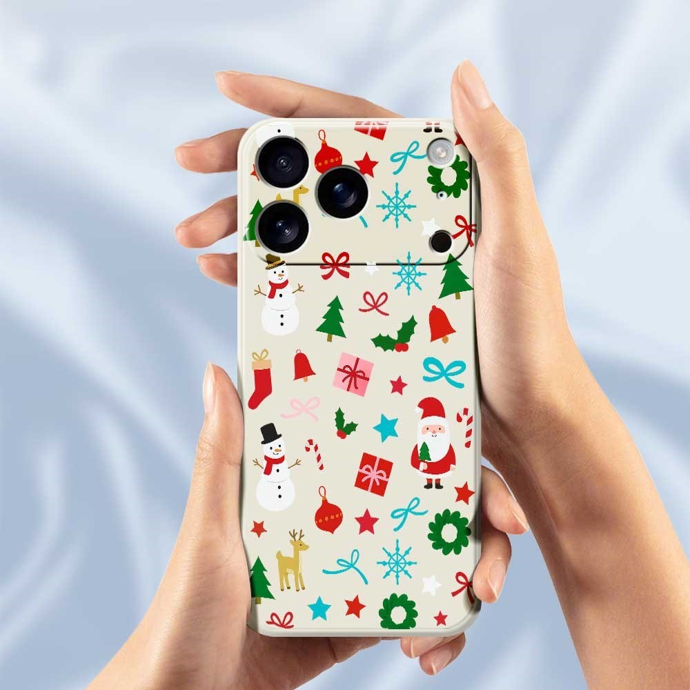 EIDERWOOD iPhone 17 Pro Jule Mobilcover - Fleksibelt Plastik - Juledekorationer / Lilla