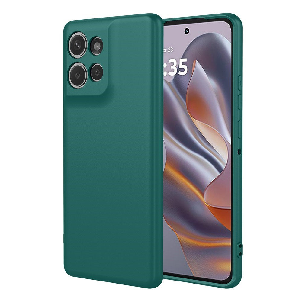 Motorola Edge 60 Neo / 50 Neo / ThinkPhone 25 ENKAY Silikone Mobil Cover - Mørkegrøn