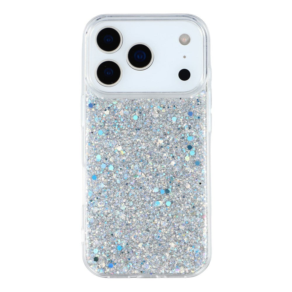 EIDERWOOD iPhone 17 Pro Glitter Mobil Cover - Sølv