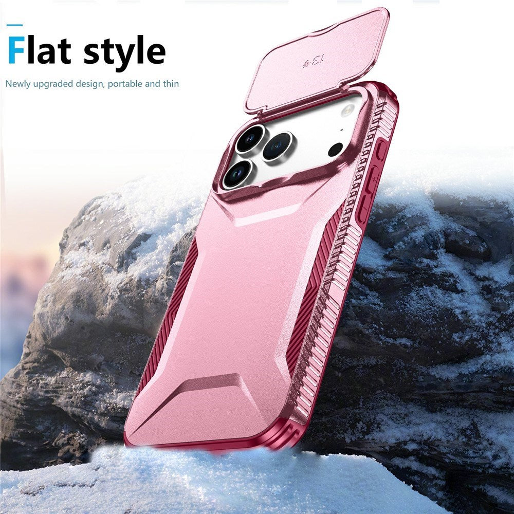 iPhone 18 Pro Max / 17 Pro Max EIDERWOOD Hybrid Plast Bagside Cover m. Cam Slider - Lyserød
