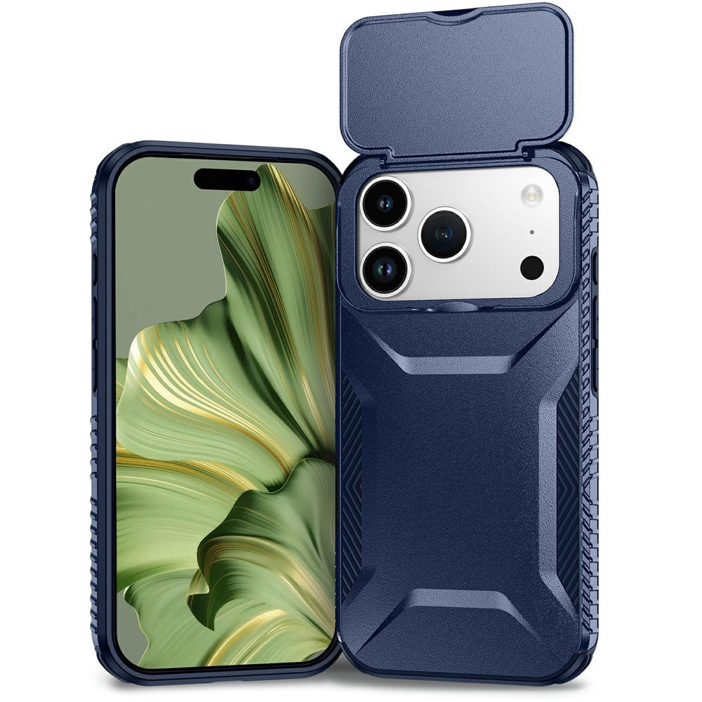 iPhone 18 Pro / 17 Pro EIDERWOOD Hybrid Plast Bagside Cover m. Cam Slider - Blå