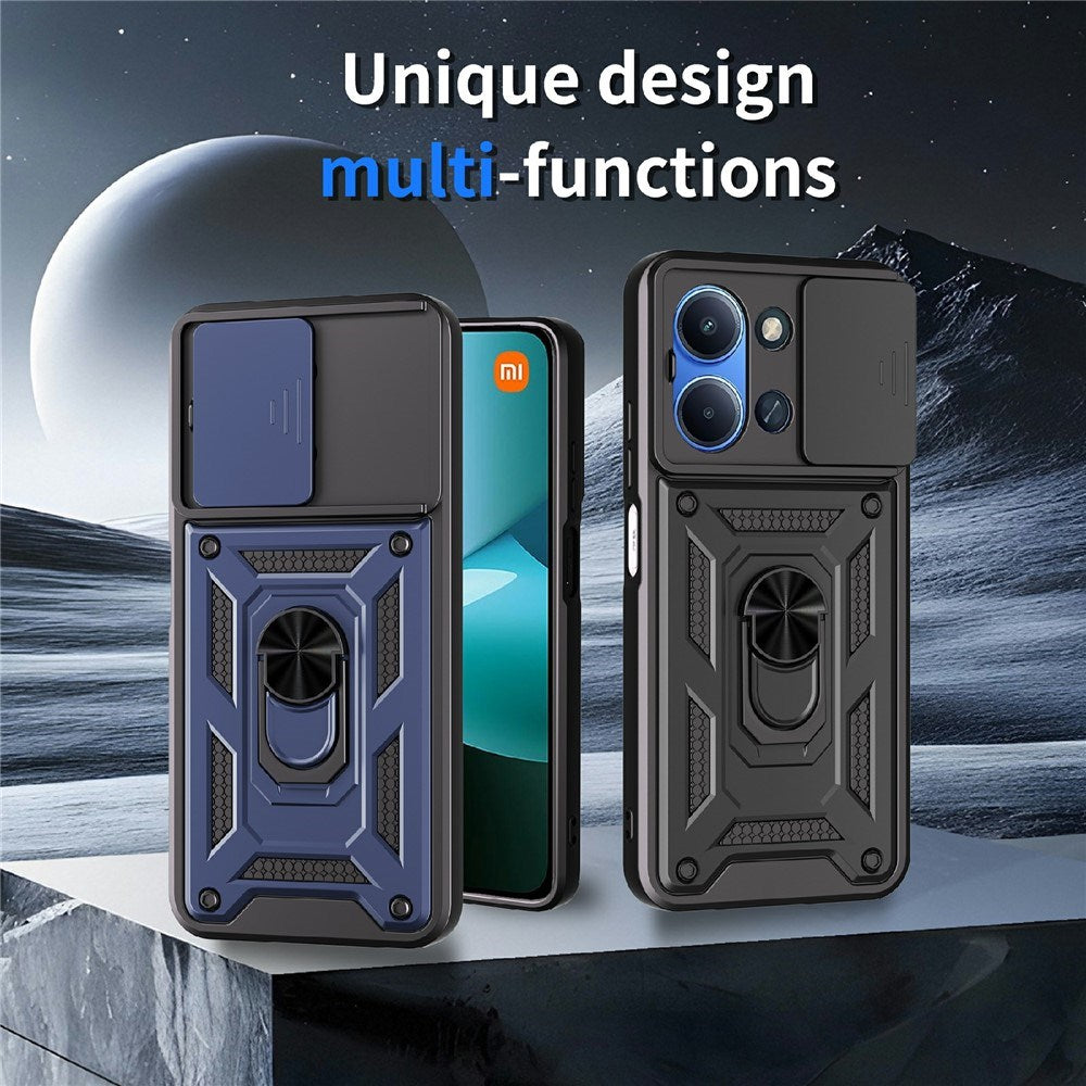 Xiaomi Redmi 15C (5G) / (4G) EIDERWOOD Håndværkercover m. Kickstand - MagSafe Kompatibel - Grå