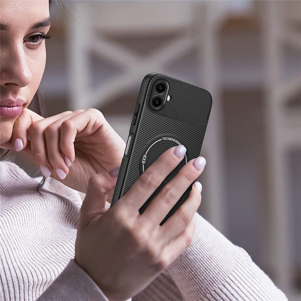 Samsung Galaxy A07 EIDERWOOD Hybrid Mobil Cover m. Kickstand - MagSafe Kompatibel - Brun